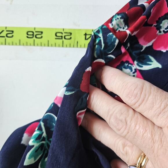 Isabel Maternity XLarge Pleated Floral Tie Back Maxi Dress Flowy Cottagecore - Picture 15 of 16